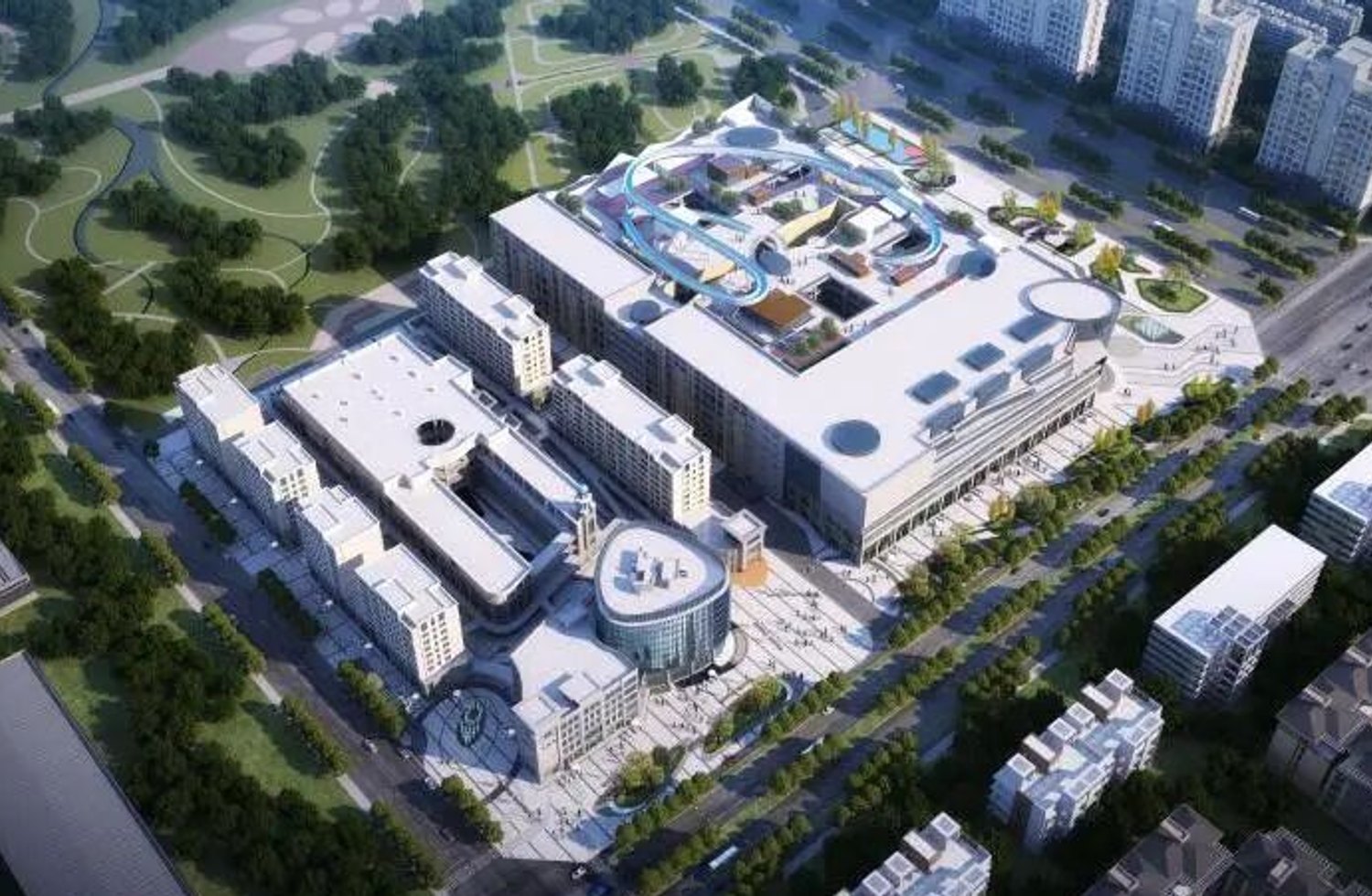 星荟天地项目整体鸟瞰示意